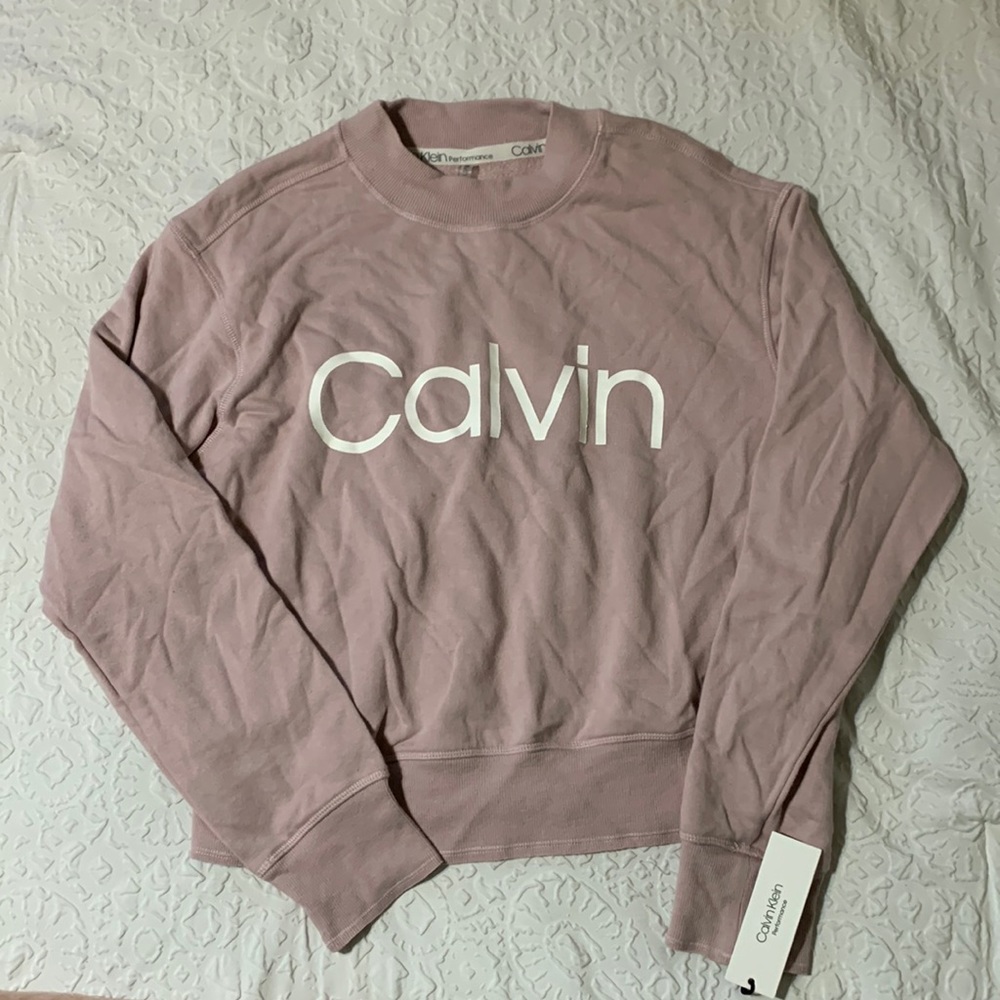 Calvin Klein pink sport sweater